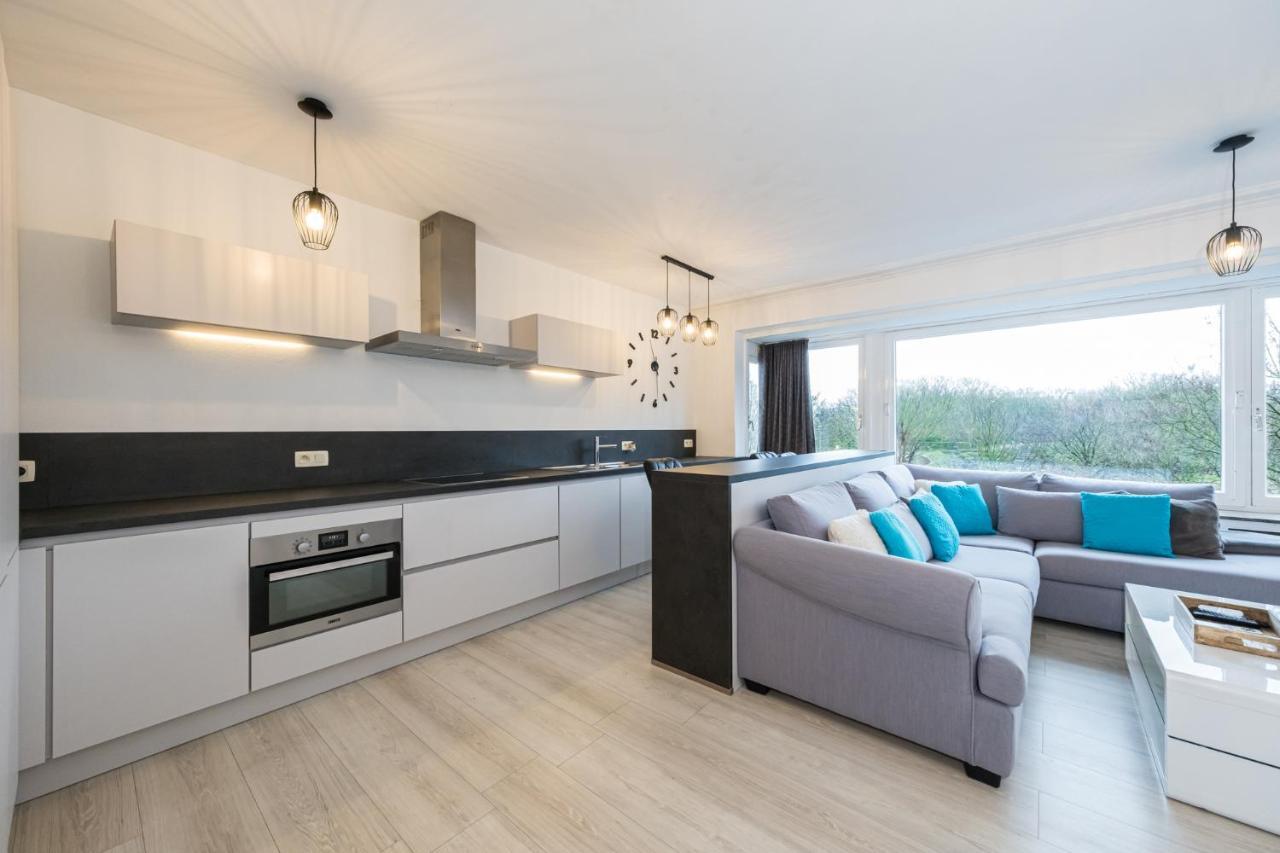 Ostend Center Parkview Apartment Free Parking Bagian luar foto