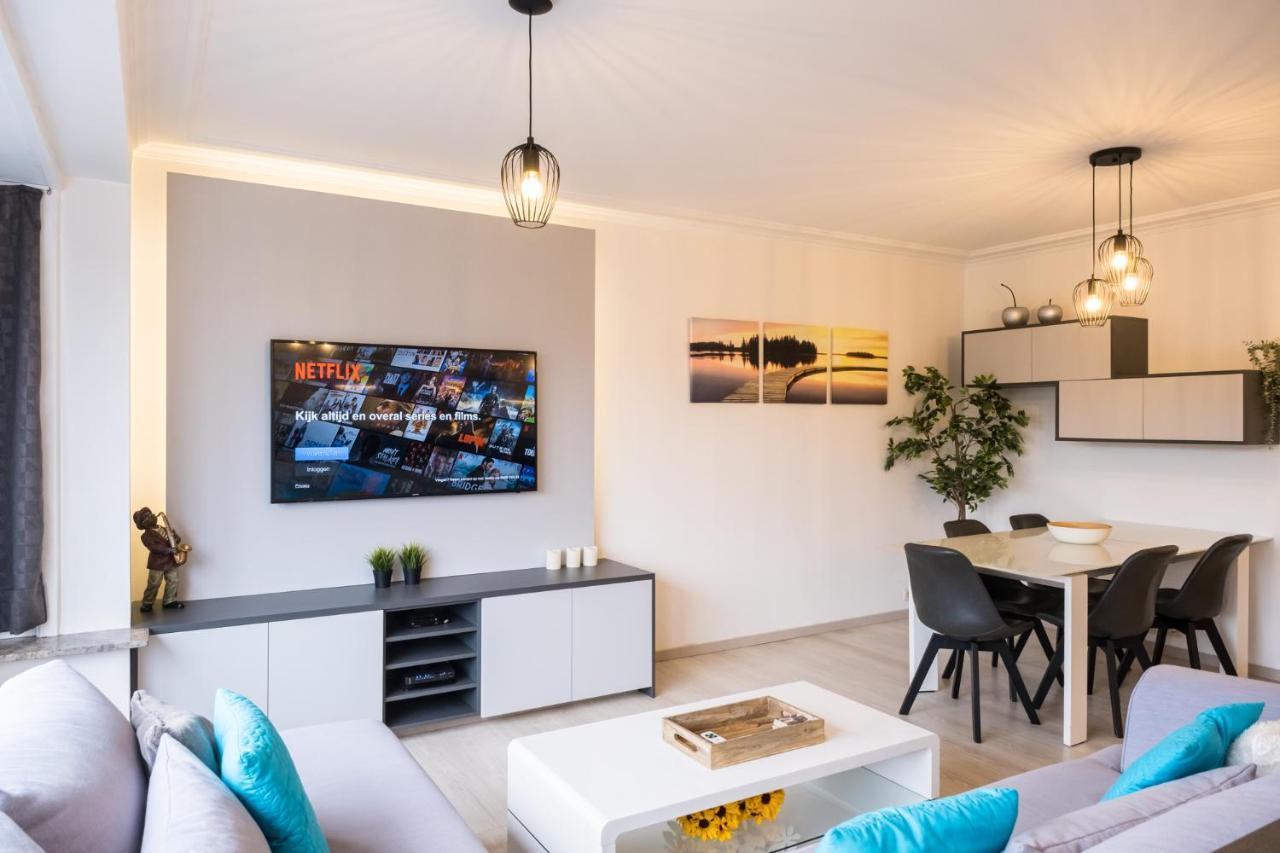 Ostend Center Parkview Apartment Free Parking Bagian luar foto
